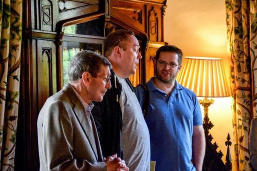 John Hallum, Ben's son, and Mike Garrick